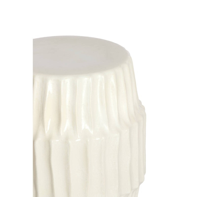 LYLI SIDE TABLE CERAMICS WHITE
