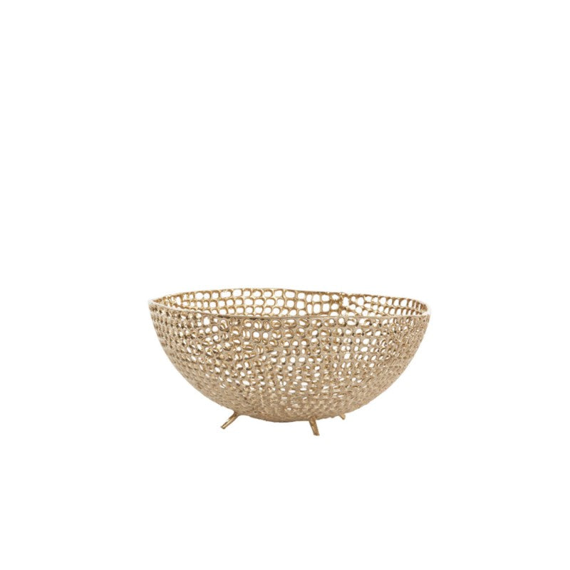 MIA BOWL ANTIQUE GOLD