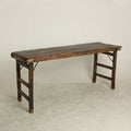 MARKET FOLDING CONSOLE TABLE BROWN