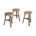 ELMWOOD ROUND STOOL