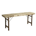 MARKET FOLDING CONSOLE TABLE WHITE