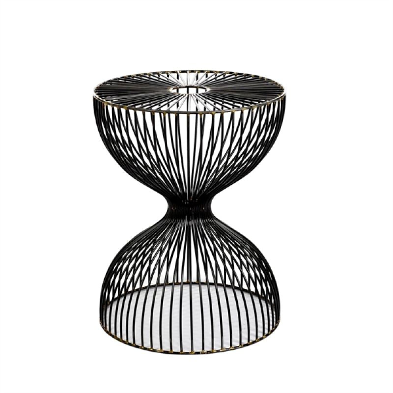 WIRE STOOL DARK BROZE 45