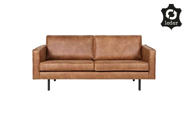 BERLIN SOFA RECYCLE LEATHER COGNAC 277 - PRICE ON REQUEST