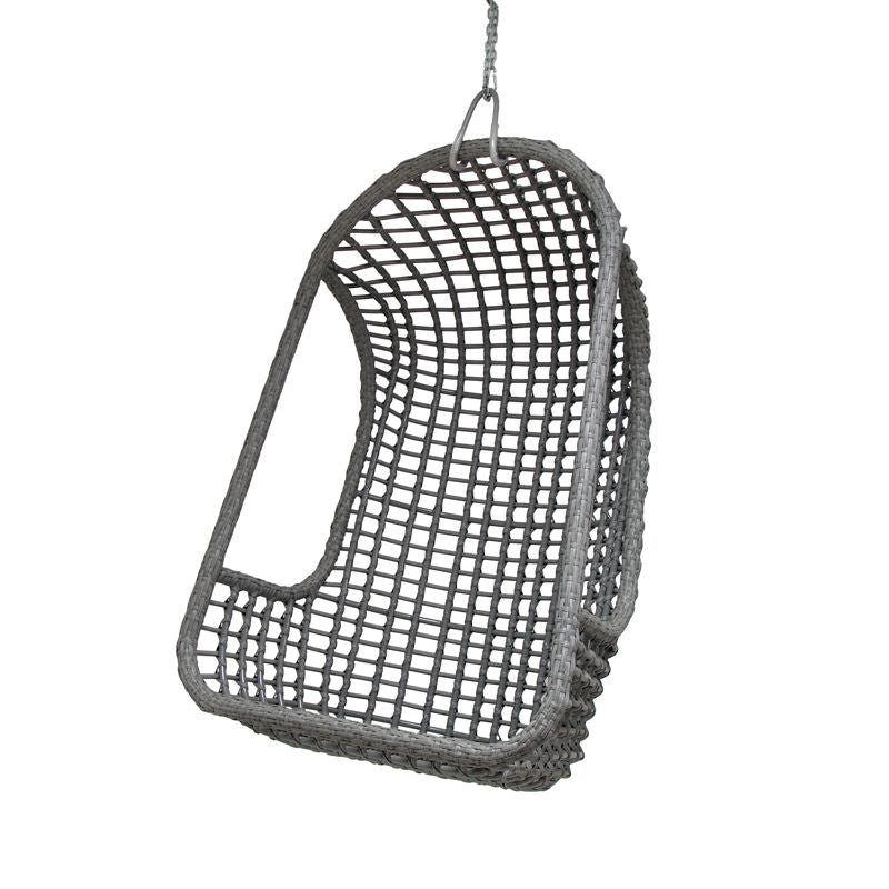 OUTDOOR HANGING CHAIR PE BLACK