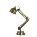 DESK LAMP ANTIQUE BURNED BRONZE