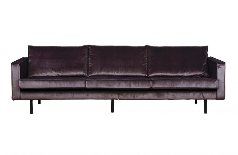 RODEO VELVET SOFA 3 SEATER GREY RODEO VELVET SOFA 3 SEATER GREY