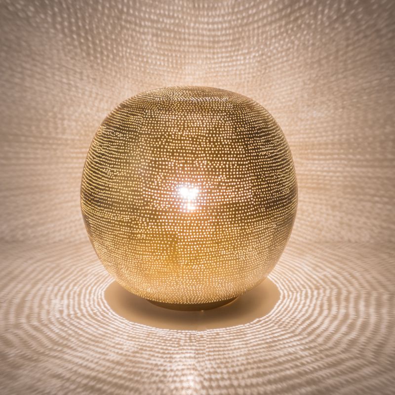 Tablelamp Ball Filisky Medium Gold - TABLE LAMPS Tablelamp Ball Filisky Medium Gold - TABLE LAMPS
