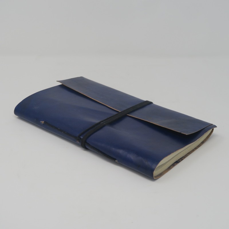 LEATHER NOTE BOOK BLUE