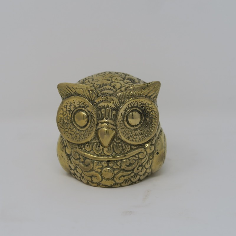 SMALL BRONZE OWL STATUE SMALL BRONZE OWL STATUE