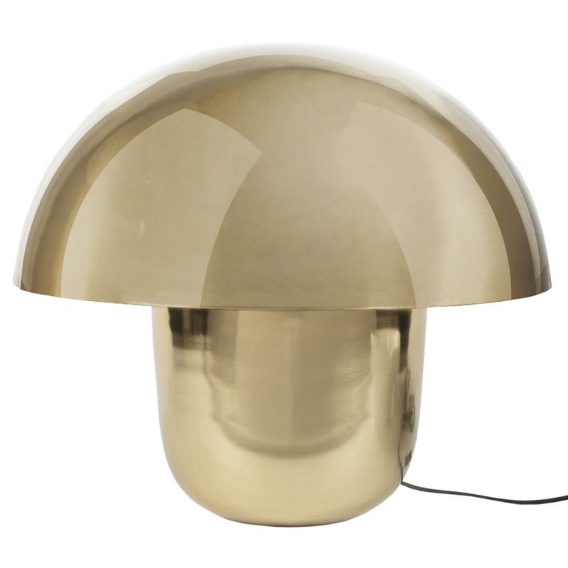 mushroom lamp gold