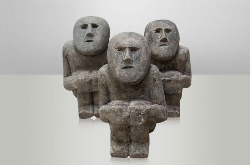 Stone Statue Sitting Medium - DECOR ITEMS Stone Statue Sitting Medium - DECOR ITEMS