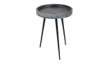SIDE TABLE GREY MARBLE 33 - CAFE, SIDE TABLES