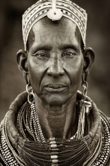 AFRICAN MAN CANVAS PHOTO FRAME 