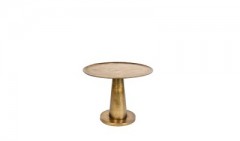 BRASS SIDE TABLE ANTIQUE FINISH 